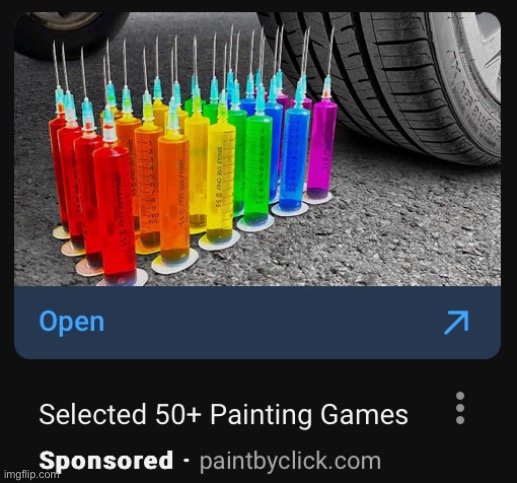 image tagged in rainbow syringes | made w/ Imgflip meme maker
