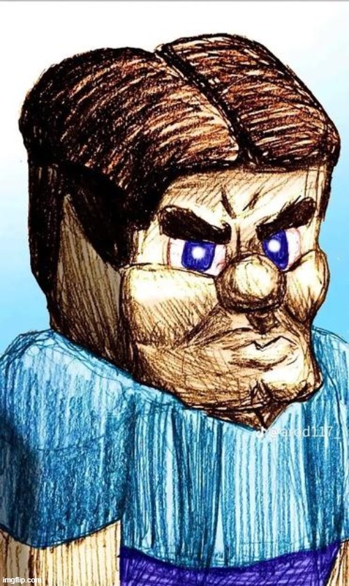 sigma grotesque steve | image tagged in minecraft,steve,sigma,grotesque steve | made w/ Imgflip meme maker