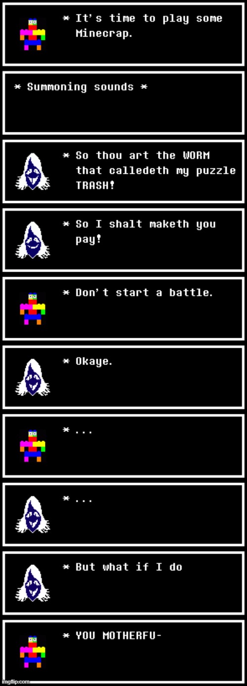 Brastic VS Rouxls Kaard (Undertale #153) | made w/ Imgflip meme maker