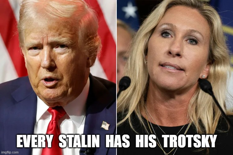 Long Knives | EVERY  STALIN  HAS  HIS  TROTSKY | image tagged in worrying stalin | made w/ Imgflip meme maker