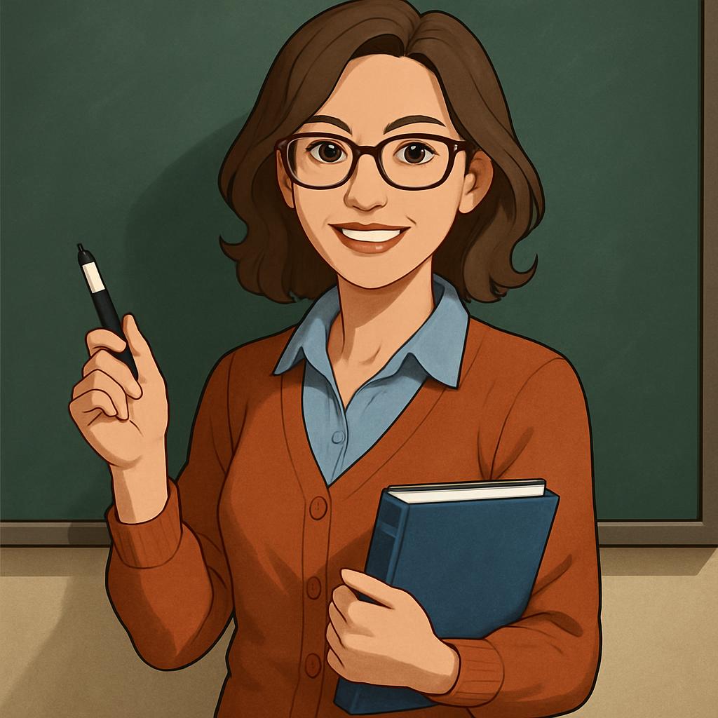 A teacher Blank Meme Template