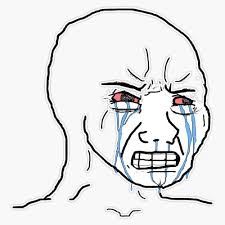 Crying Wojack Blank Meme Template