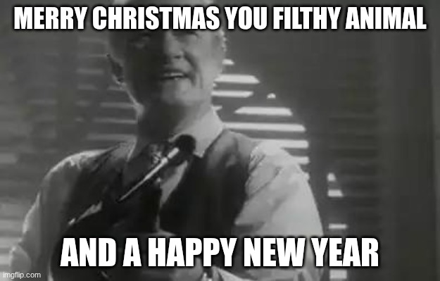 Crazy | MERRY CHRISTMAS YOU FILTHY ANIMAL; AND A HAPPY NEW YEAR | image tagged in home alone merry christmas | made w/ Imgflip meme maker
