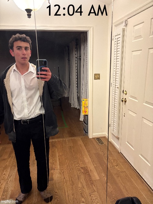 Soaked | 12:04 AM | made w/ Imgflip meme maker