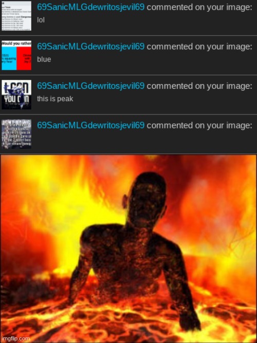 why does shitwrite have to stalk me out of all people | image tagged in burn in hell cop killer | made w/ Imgflip meme maker