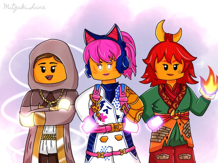 Ninjago: All Girl Party Blank Meme Template