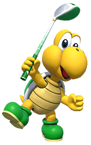 Koopa Troopa with Golf Club Meme Template