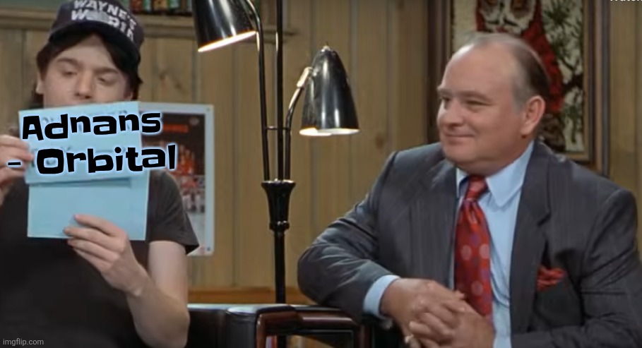 What im listening to | Adnans - Orbital | image tagged in notecard | made w/ Imgflip meme maker