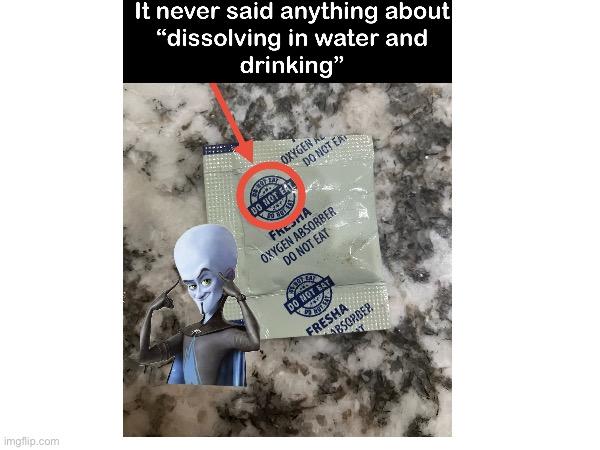 Yummy | image tagged in package | made w/ Imgflip meme maker