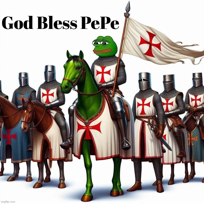 God Bless PePe | image tagged in rare pepe,pepe the frog,pepe holding sign,hillary for prison,clinton corruption,knights templar | made w/ Imgflip meme maker