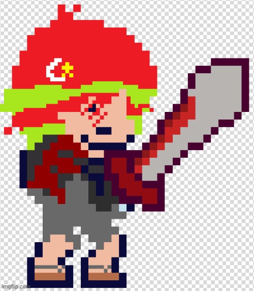 user @dragnoc kris sprite | made w/ Imgflip meme maker