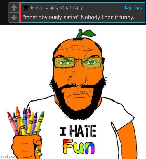 image tagged in i hate fun | made w/ Imgflip meme maker