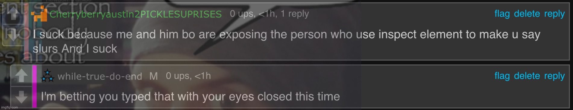 Wow holy shit guys a supposed him bo alt comment that doesn't have specifically any spelling errors | made w/ Imgflip meme maker