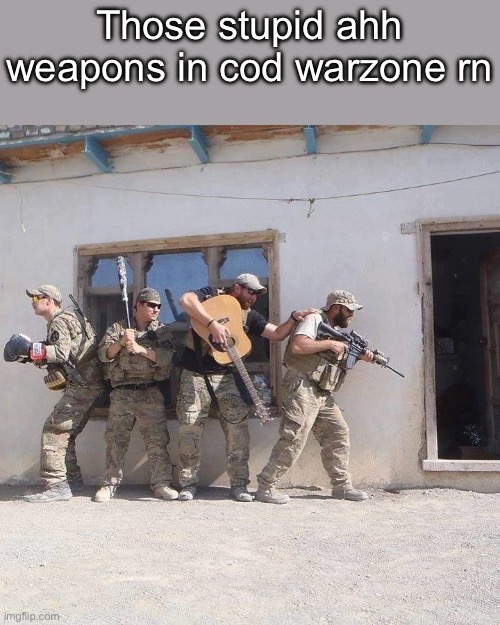 BO3 Weapon | Those stupid ahh weapons in cod warzone rn | image tagged in bo3 weapon | made w/ Imgflip meme maker