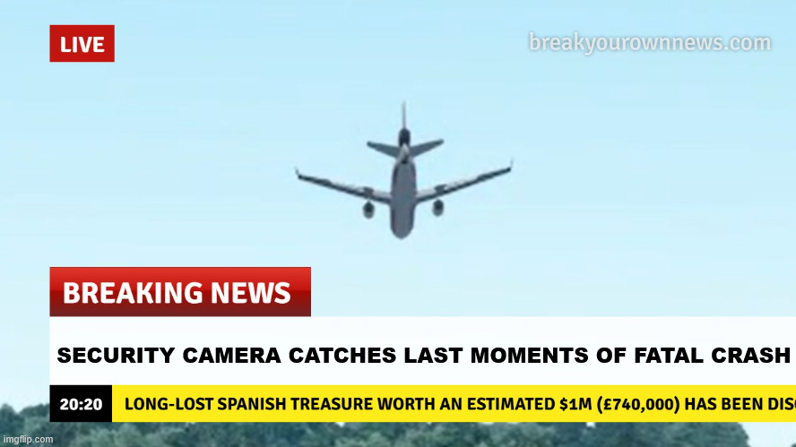 SECURITY CAMERA CATCHES LAST MOMENTS OF FATAL CRASH | made w/ Imgflip meme maker