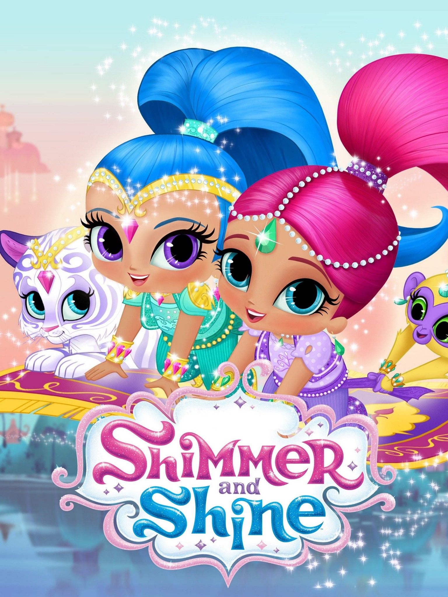 Shimmer and Shine Poster Blank Meme Template