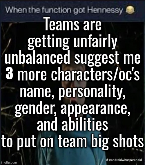 3 | made w/ Imgflip meme maker