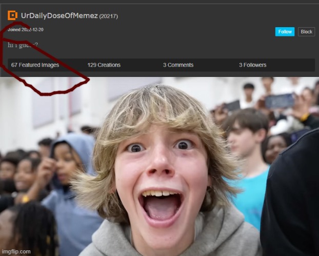 image tagged in 67 kid | made w/ Imgflip meme maker