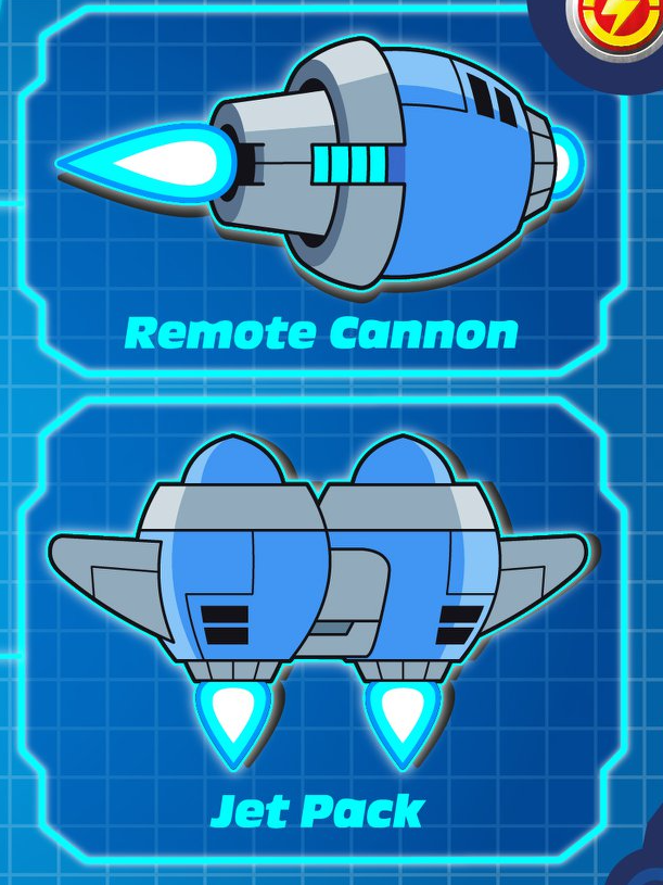 Wing's Remote Cannon and Jet Pack Blank Meme Template