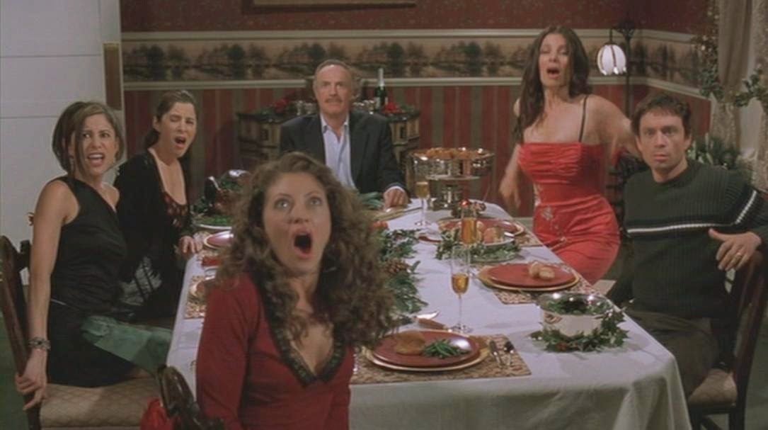 Santa Slay dinner time Blank Meme Template