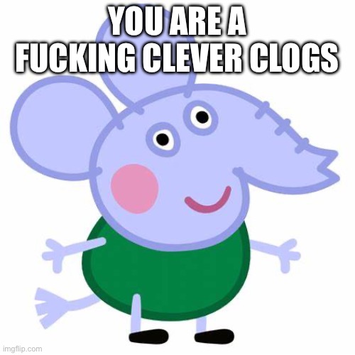 edmond | YOU ARE A FUCKING CLEVER CLOGS | image tagged in edmond | made w/ Imgflip meme maker
