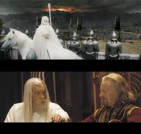 let the orcs in Blank Meme Template