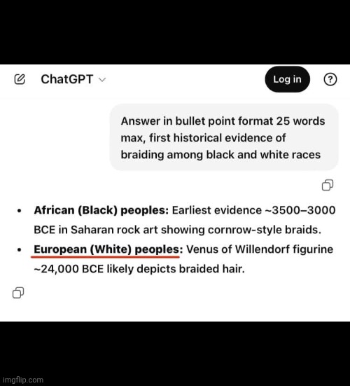 Interesting. | image tagged in braids | made w/ Imgflip meme maker