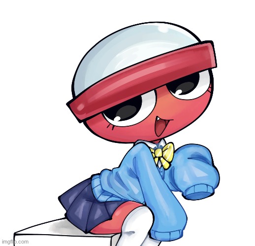 Gigi as a Japanese Schoolgirl (Original Artist: KittKitoo) | made w/ Imgflip meme maker