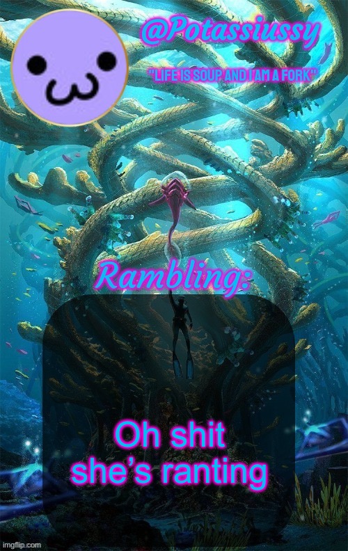 Another shitty announcement template | Oh shit she’s ranting | image tagged in another shitty announcement template | made w/ Imgflip meme maker