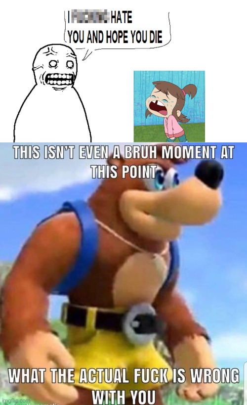 Why the hate on Audrey from a cartoon that was formerly on Netflix? | image tagged in this isn't even a bruh moment at this point,harvey street kids,harvey girls forever,banjo kazooie,deviantart,fallenchungus | made w/ Imgflip meme maker