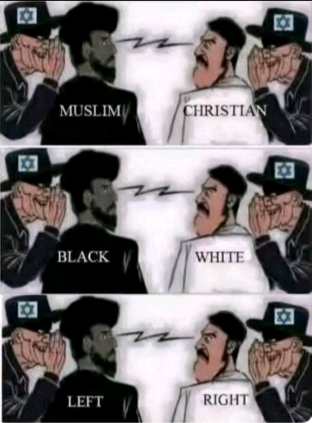 Jews vs jews Blank Meme Template