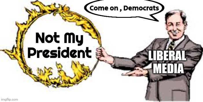 Circling back to the beginning | Not My
President | image tagged in jumping through hoops,democrats democratting,predictable,i hate reruns,another one,do it again | made w/ Imgflip meme maker