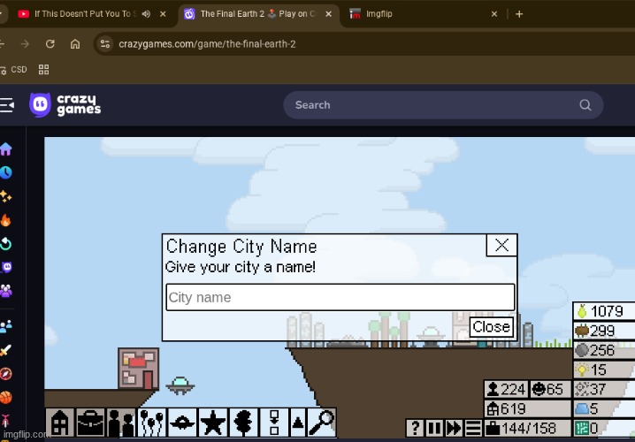 what should I name my city | made w/ Imgflip meme maker