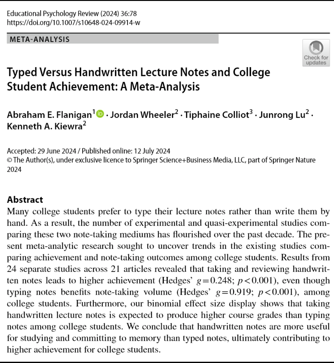 Type vs handwritten notes study Blank Meme Template