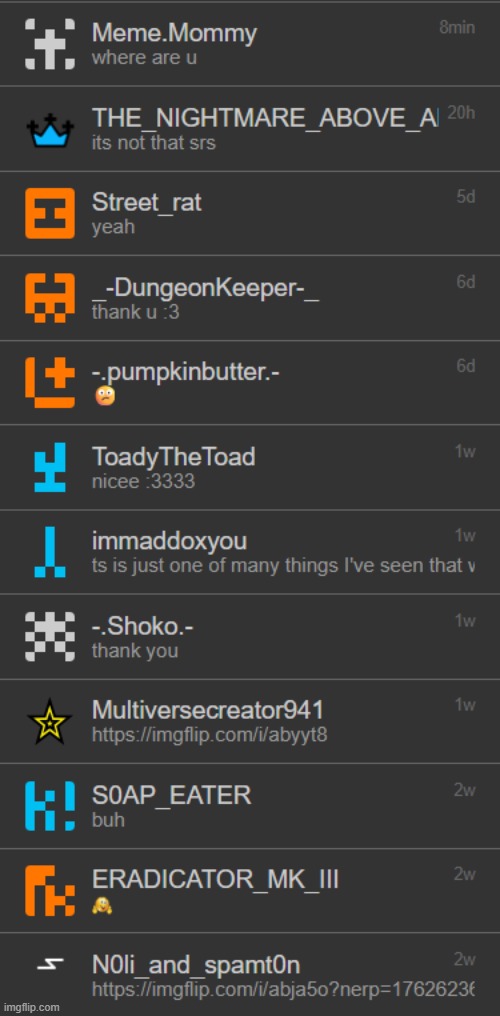 deadest chat | made w/ Imgflip meme maker