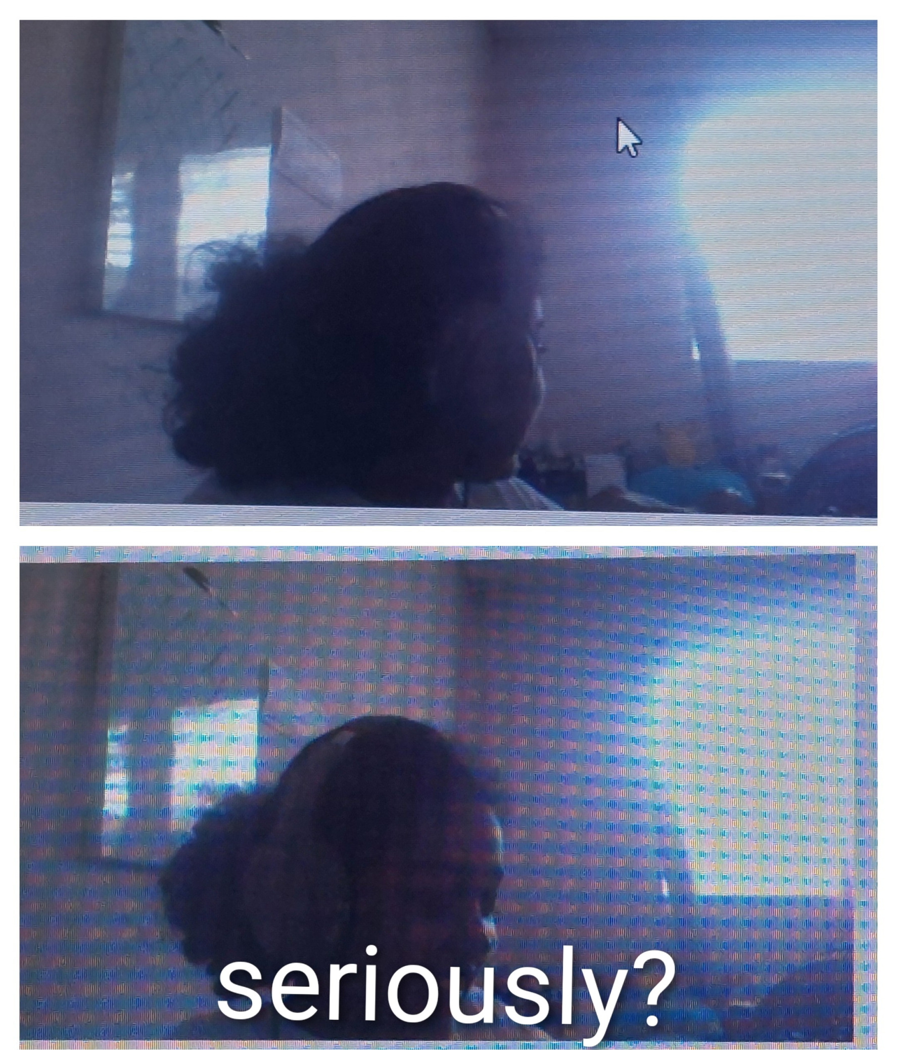 High Quality Me Looking In Time Capsule. Blank Meme Template