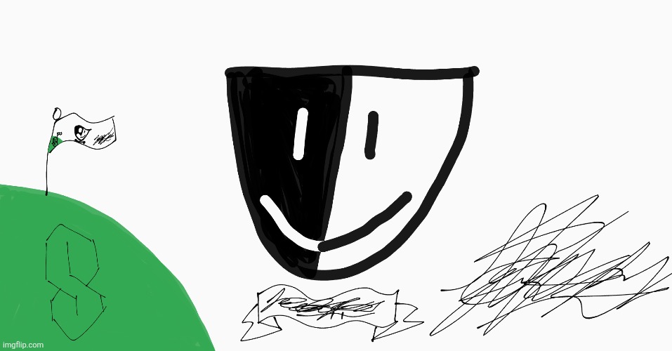 Flag of grass | image tagged in art | made w/ Imgflip meme maker