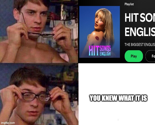 Max verstappen Sabrina | YOU KNEW WHAT IT IS | image tagged in spiderman glasses | made w/ Imgflip meme maker