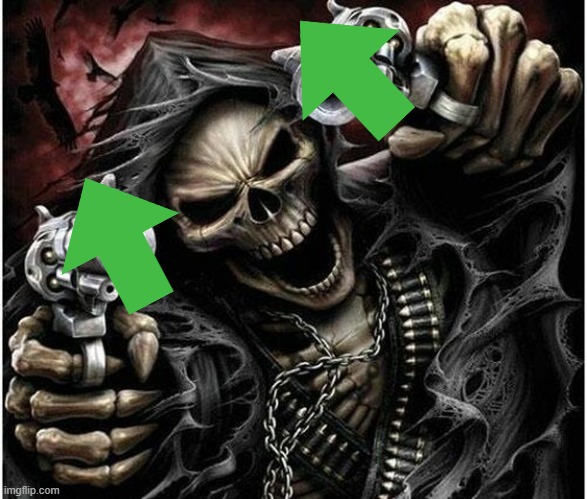 Badass Skeleton | image tagged in badass skeleton | made w/ Imgflip meme maker