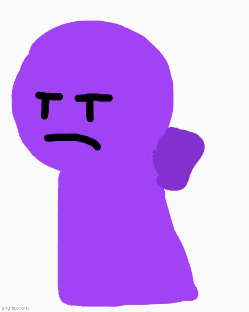purple is done | made w/ Imgflip meme maker