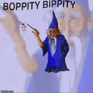 Boppity Bibbity blank Blank Meme Template