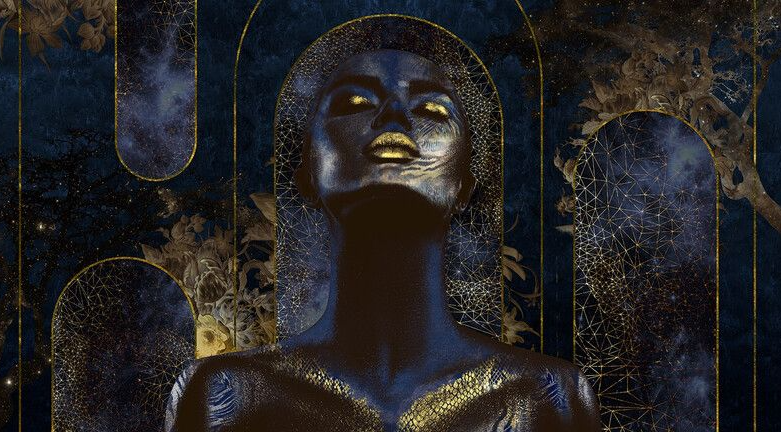 Muance Cobalt Nalini Mural Blank Meme Template