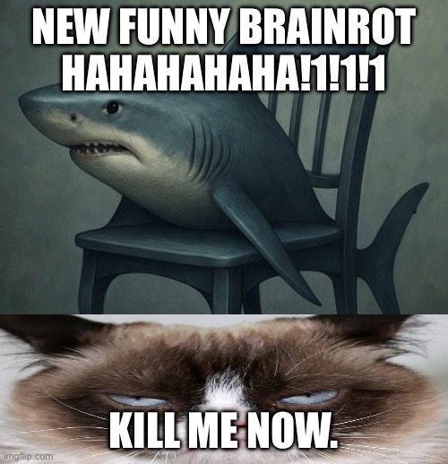 Bruh | NEW FUNNY BRAINROT HAHAHAHAHA!1!1!1; KILL ME NOW. | image tagged in tralalekurkur | made w/ Imgflip meme maker