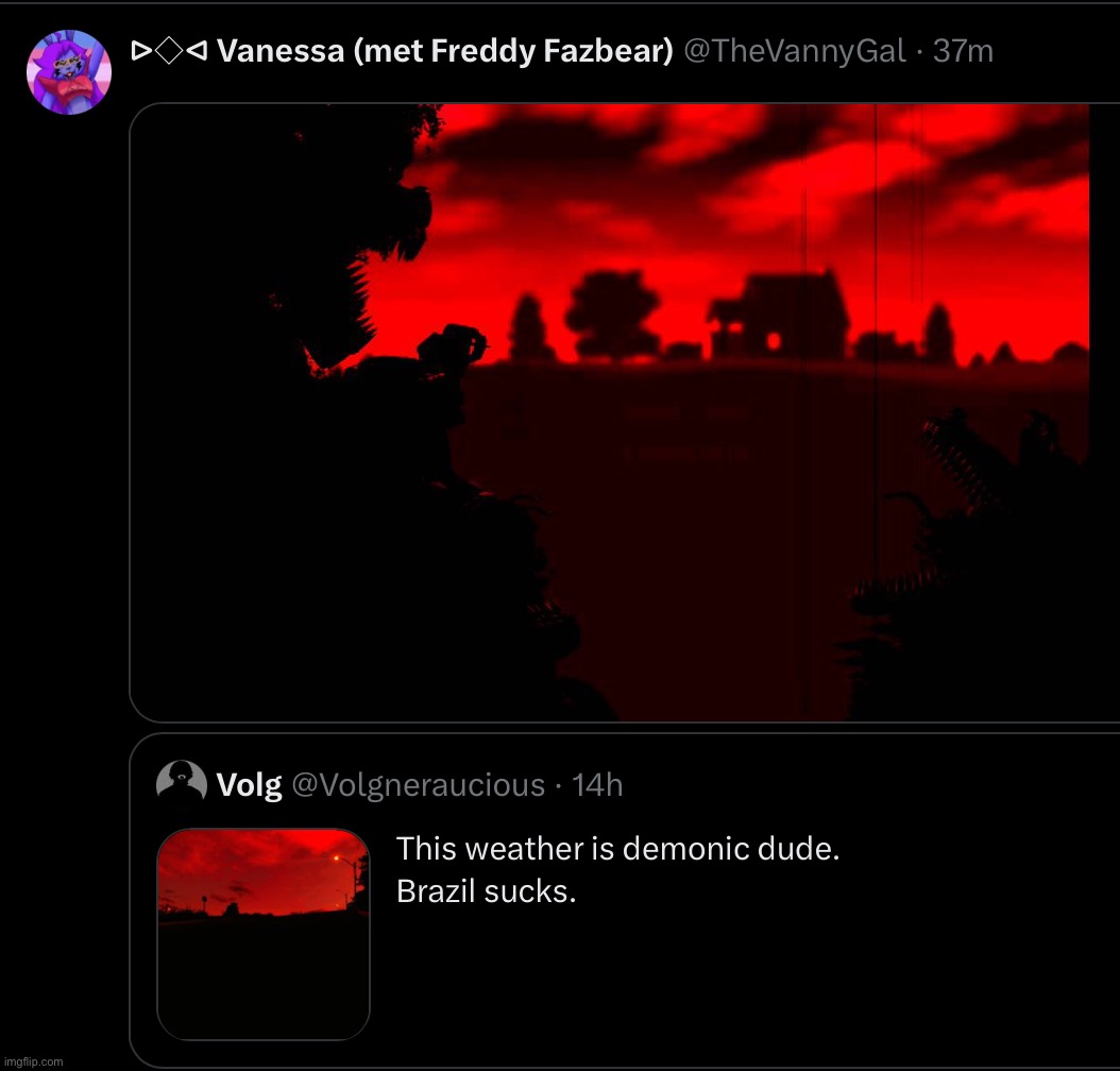 bro is living in fnaf 4 | made w/ Imgflip meme maker