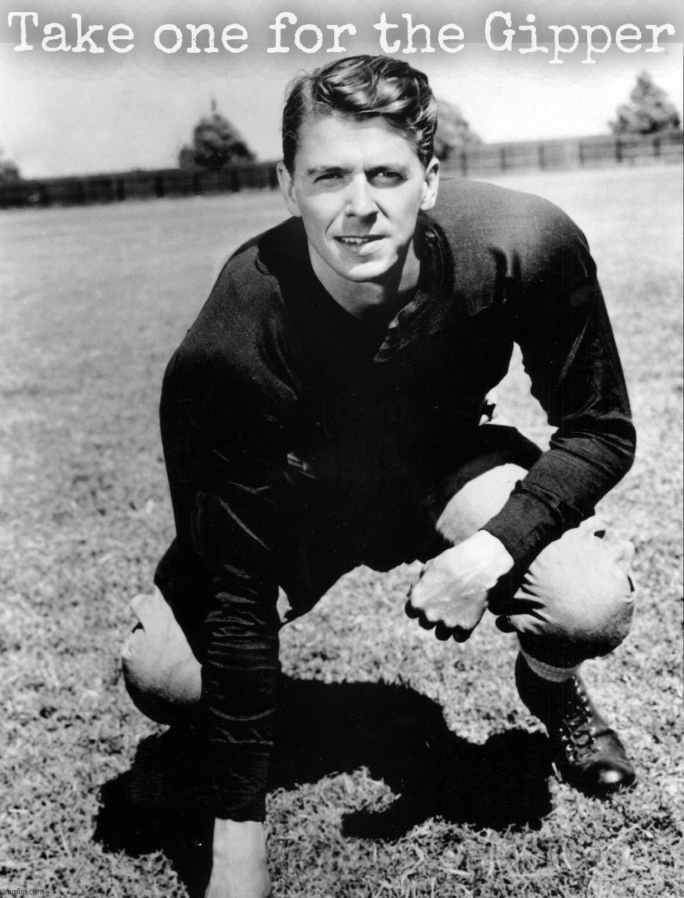 GOPers will do what's necessary for the cause | Take one for the Gipper | image tagged in ronald reagan,win one for the gipper,take one for the gipper,you can do it,take one for the gopers,it's all for the cause | made w/ Imgflip meme maker