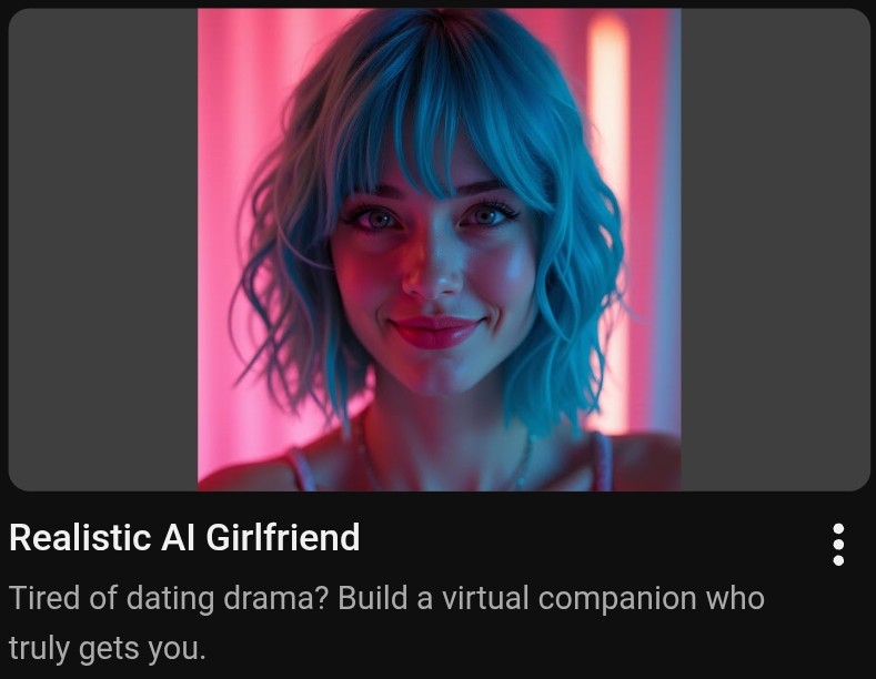 High Quality AI Incel Girlfriend Blank Meme Template