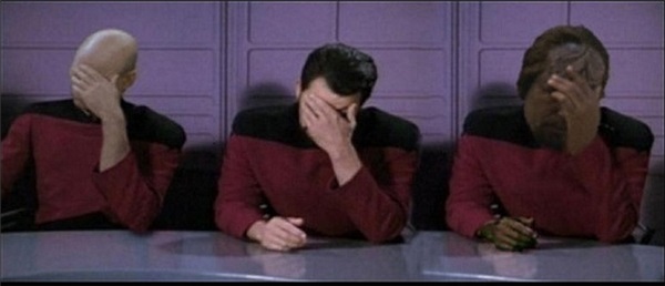 triple face palm Blank Meme Template