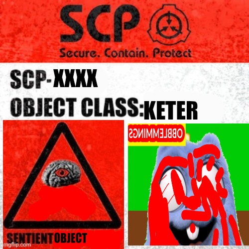 SCP-XXXX de sing Blank Meme Template