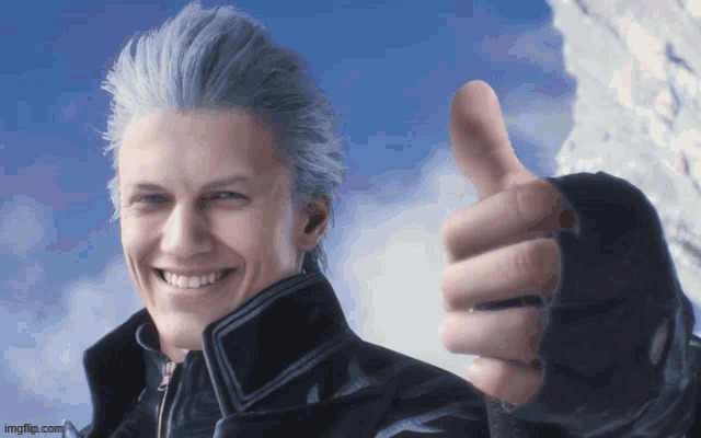Vergil | image tagged in vergil | made w/ Imgflip meme maker