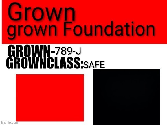 Grown-789 Missing Blank Meme Template